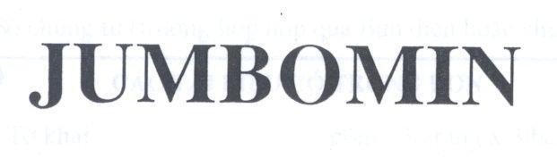 Mẫu nhãn hiệu JUMBOMIN