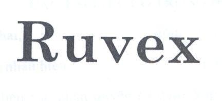 Mẫu nhãn hiệu RUVEX