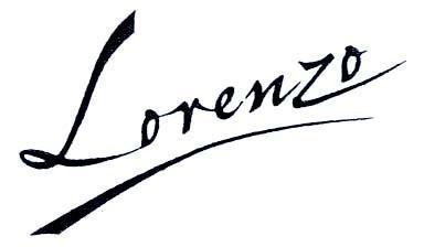 Mẫu nhãn hiệu LORENZO
