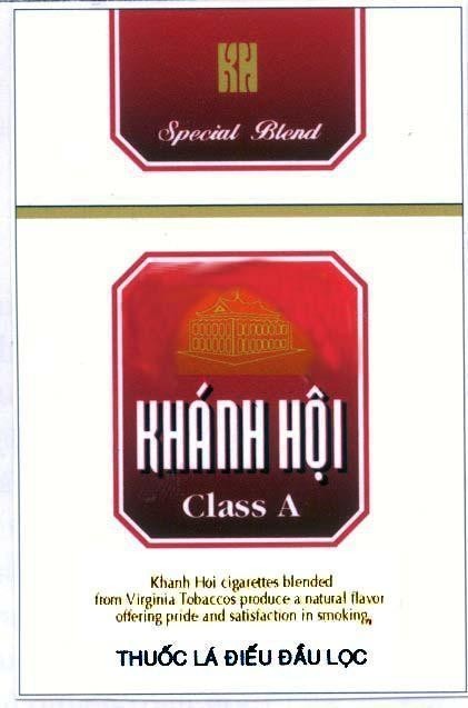Mẫu nhãn hiệu KH Khánh Hội CLASS A SPECIAL BLEND