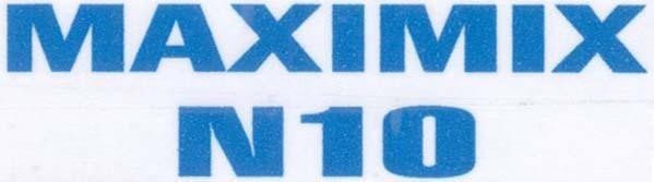 Mẫu nhãn hiệu MAXIMIX N10