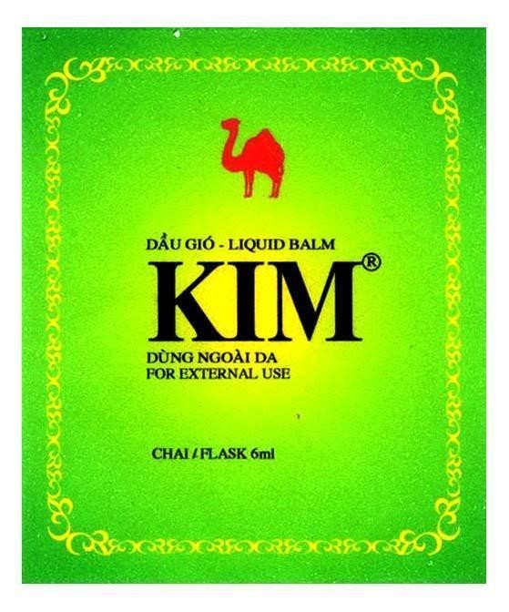 Mẫu nhãn hiệu KIM DùNG NGOàI DA FOR EXTERNAL USE DầU GIó - LIQUID BALM