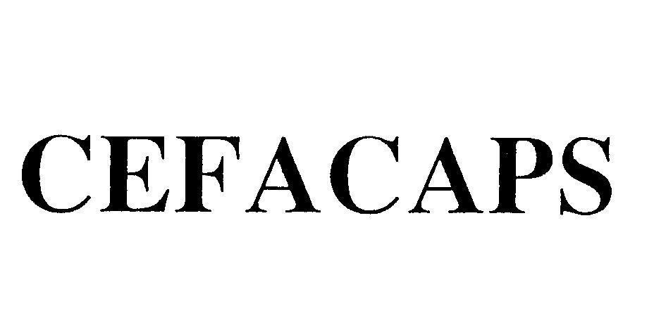 Mẫu nhãn hiệu CEFACAPS