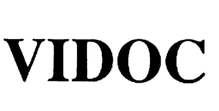Mẫu nhãn hiệu VIDOC