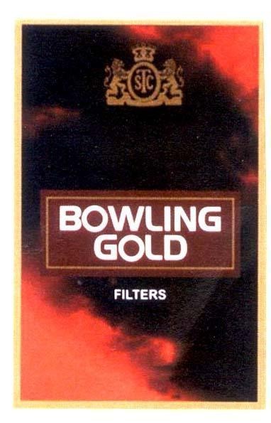 Mẫu nhãn hiệu STC BOWLING GOLD FILTERS