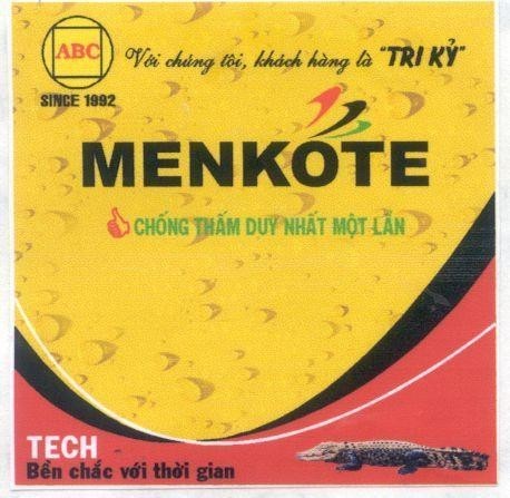 Mẫu nhãn hiệu MENKOTE