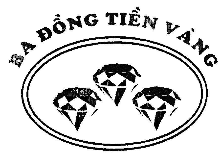 Mẫu nhãn hiệu Ba Đồng Tiền Vàng