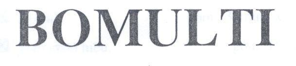 Mẫu nhãn hiệu BOMULTI