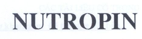 Mẫu nhãn hiệu NUTROPIN