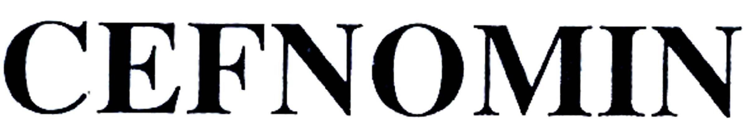 Mẫu nhãn hiệu CEFNOMIN
