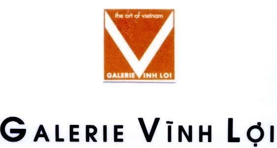 Mẫu nhãn hiệu V GALERIE Vĩnh Lợi THE ART OF VIETNAM