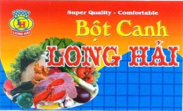 Mẫu nhãn hiệu LONG HảI LH LONG HAI BOT CANH