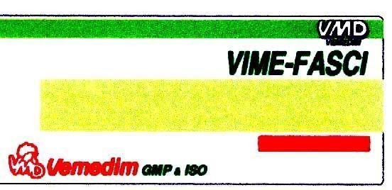 Mẫu nhãn hiệu VIME-FASCI VMD VEMEDIM GMP & ISO
