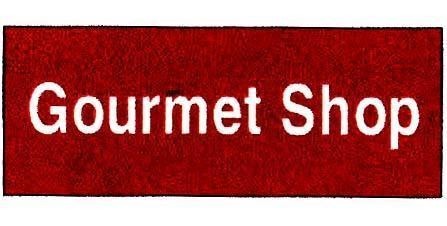 Mẫu nhãn hiệu GOURMET SHOP