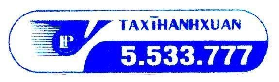 Mẫu nhãn hiệu LP TAXITHANHXUAN 5.533.777