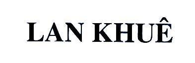 Mẫu nhãn hiệu Lan Khuê