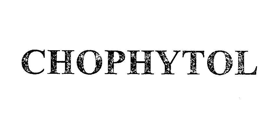 Mẫu nhãn hiệu CHOPHYTOL