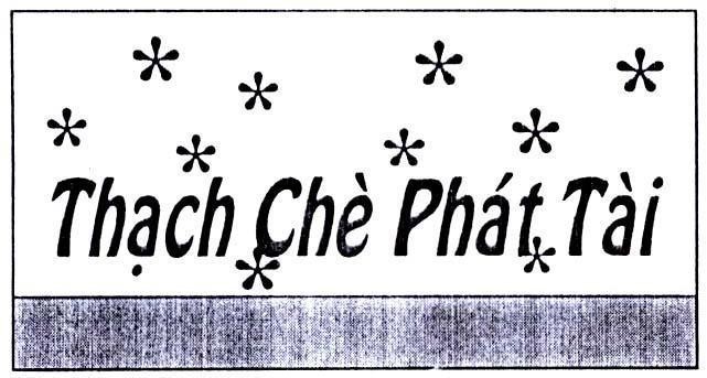 Mẫu nhãn hiệu PHáT TàI THạCH CHè