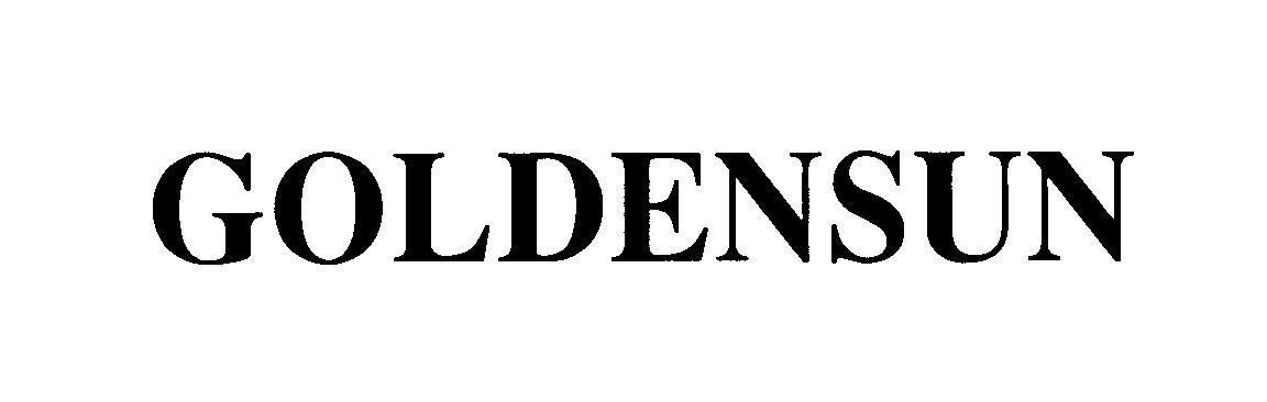 Mẫu nhãn hiệu GOLDENSUN