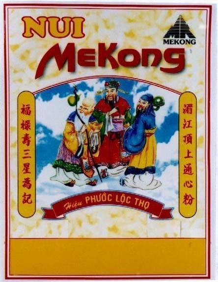 Mẫu nhãn hiệu NUI MEKONG HIệU PHƯớC LộC THọ