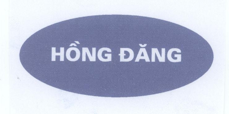 Mẫu nhãn hiệu HồNG ĐĂNG