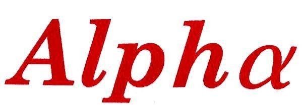 Mẫu nhãn hiệu ALPHA