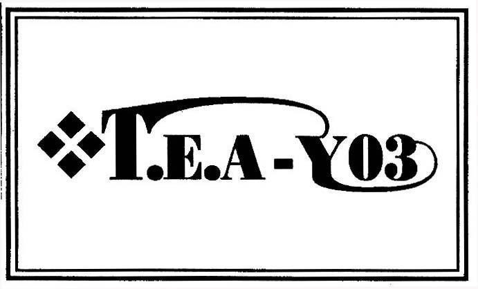 Mẫu nhãn hiệu T.E.A - Y03