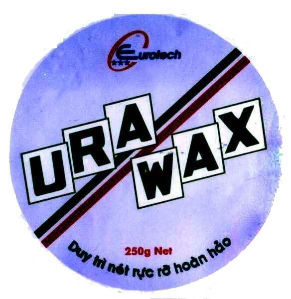 Mẫu nhãn hiệu URA WAX Duy Trì Nét Rực Rỡ Hoàn Hảo EUROTECH