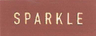 Mẫu nhãn hiệu SPARKLE