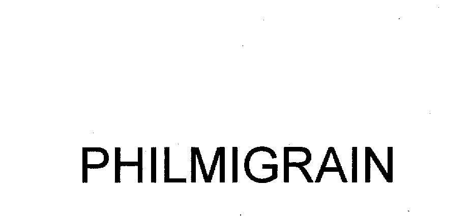 Mẫu nhãn hiệu PHILMIGRAIN