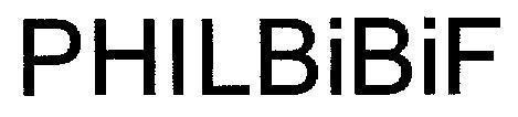 Mẫu nhãn hiệu PHILBIBIF