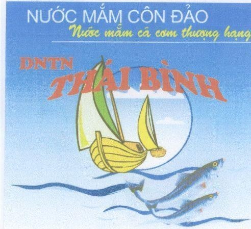 Mẫu nhãn hiệu THáI BìNH CÔN ĐảO NUOC MAM CA COM THUONG HANG NUOC MAM