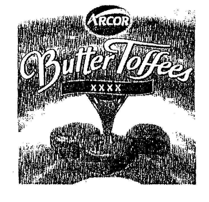 Mẫu nhãn hiệu ARCOR BUTTER TOFFEES