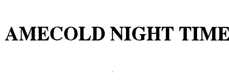 Mẫu nhãn hiệu AMECOLD NIGHT TIME