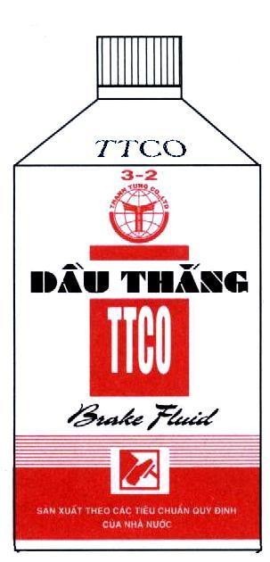 Mẫu nhãn hiệu THANH TùNG TTCO 3-2 BRAKE CO.,LTD DAU THANG TTCO FLUID
