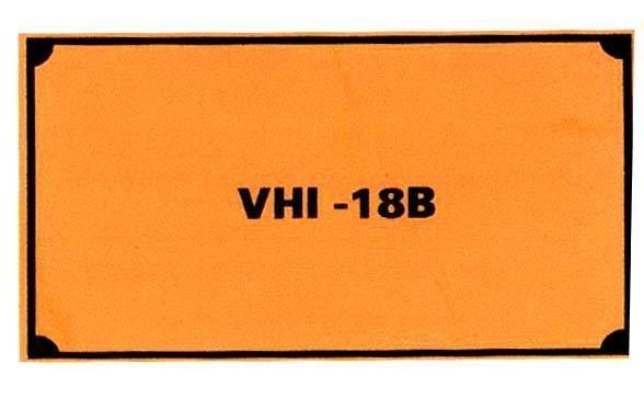 Mẫu nhãn hiệu VHI-18B