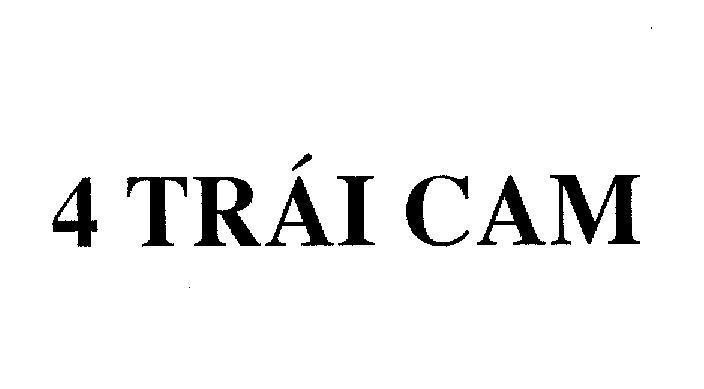 Mẫu nhãn hiệu 4 TRáI CAM