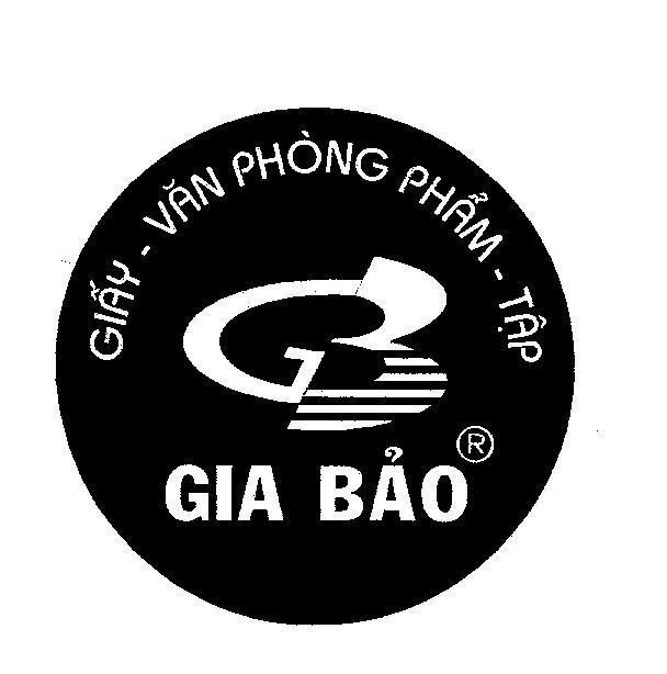 Mẫu nhãn hiệu GB GIA BảO GIấY VĂN PHòNG PHẩM TậP