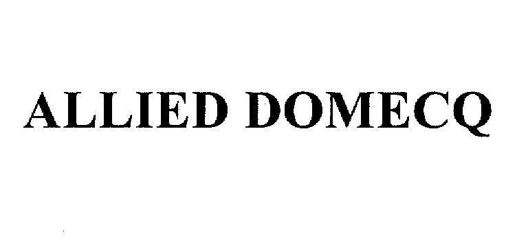Mẫu nhãn hiệu ALLIED DOMECQ