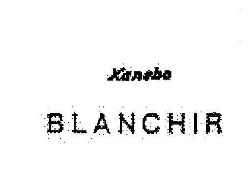 Mẫu nhãn hiệu KANEBO BLANCHIR