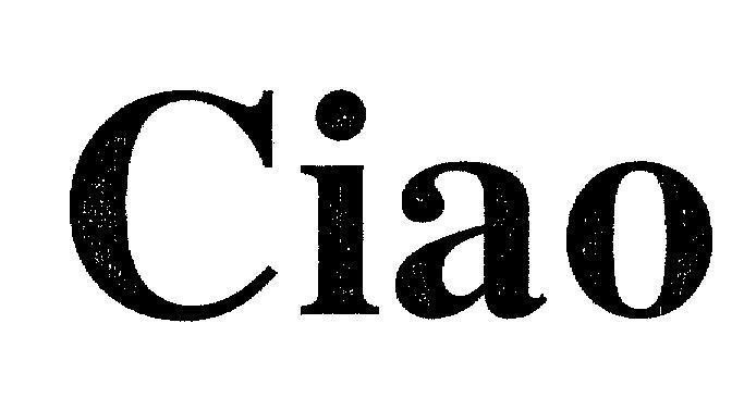 Mẫu nhãn hiệu CIAO