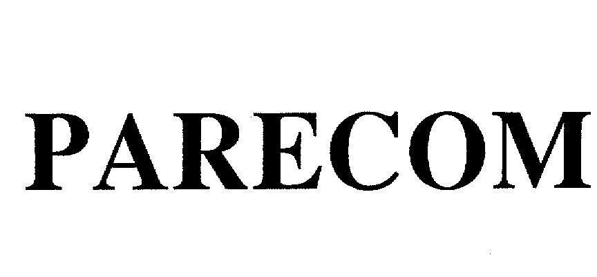 Mẫu nhãn hiệu PARECOM