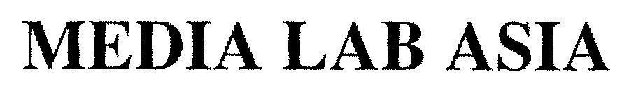 Mẫu nhãn hiệu MEDIA LAB ASIA