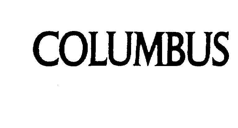 Mẫu nhãn hiệu COLUMBUS