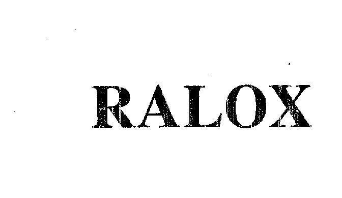 Mẫu nhãn hiệu RALOX