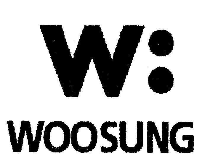 Mẫu nhãn hiệu W WOOSUNG