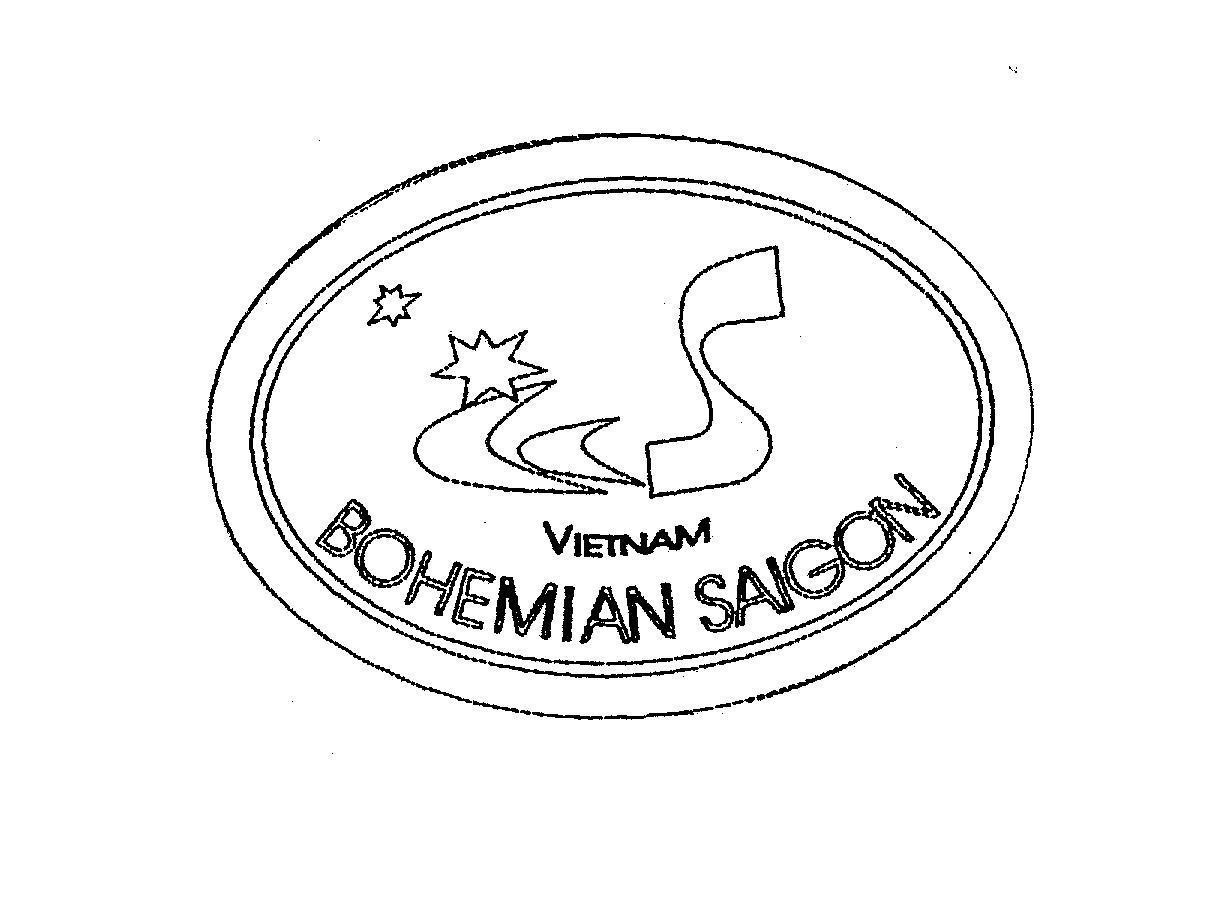 Mẫu nhãn hiệu BOHEMIAN SAIGON VIETNAM