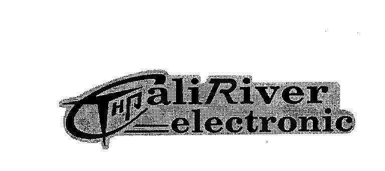 Mẫu nhãn hiệu THP CALIRIVER ELECTRONIC