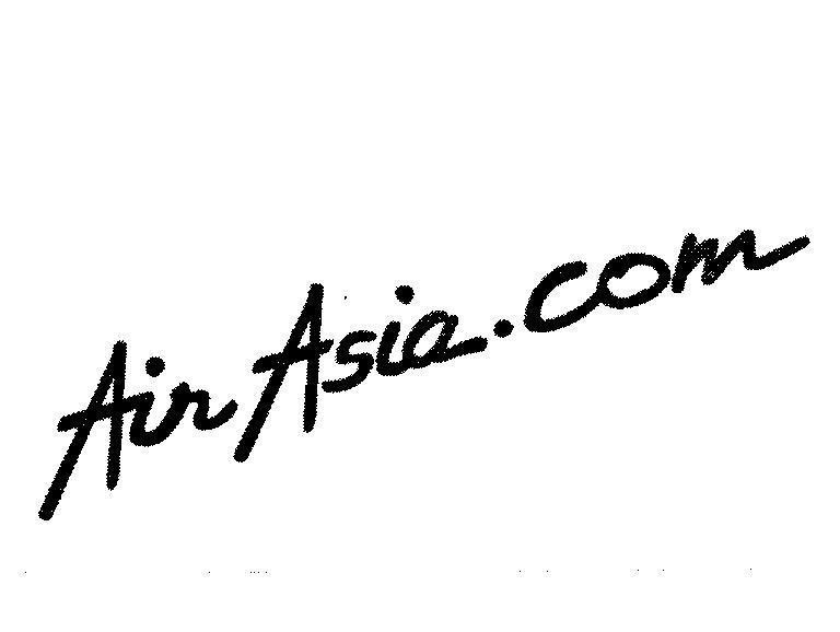 Mẫu nhãn hiệu AIR ASIA.COM