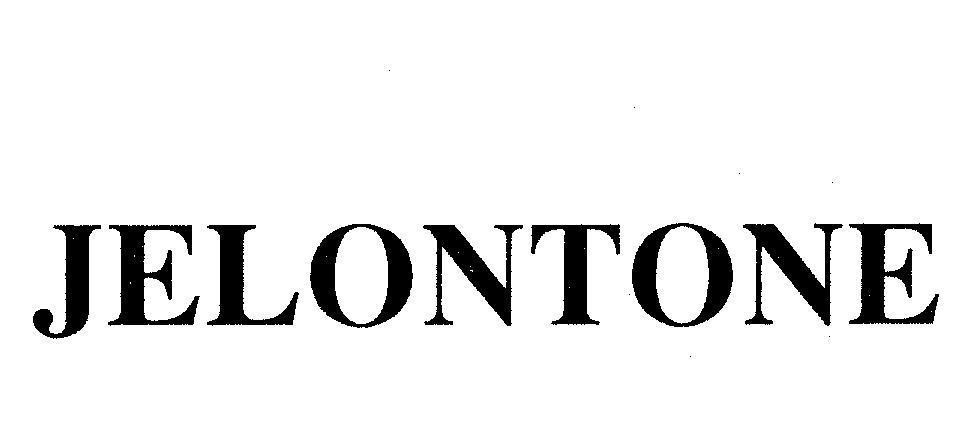 Mẫu nhãn hiệu JELONTONE